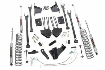 Rough Country Suspension Systems - Rough Country 8" 4-Link Lift Kit, 08-10 F250/F350 Super Duty Dsl 4WD; 592.20