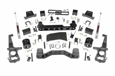 Rough Country Suspension Systems - Rough Country 6" Suspension Lift Kit, 15-20 Ford F-150 4WD; 55730