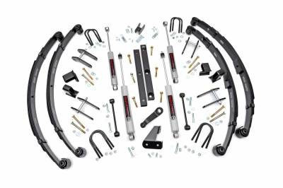 Rough Country Suspension Systems - Rough Country 4.5" Suspension Lift Kit, for 87-95 Wrangler YJ 4WD Power; 618.20