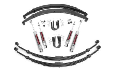 Rough Country Suspension Systems - Rough Country 4" Suspension Lift Kit, 74-80 International Scout II 4WD; 82530