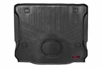 Rough Country Suspension Systems - Rough Country Rear Cargo Area Liner-Black; for Wrangler JK 4-Door; M-6155