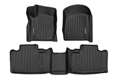 Rough Country Suspension Systems - Rough Country Front/Rear Floor Liners-Black, for 13-20 Grand Cherokee; M-60300