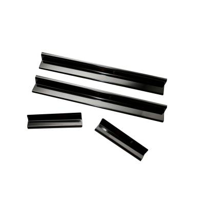 Rugged Ridge - Rugged Ridge 11216.11 Door Entry Guard Set Black for Jeep Wrangler Unlimited