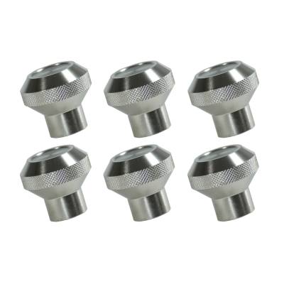 Rugged Ridge - Rugged Ridge 11126.01 Dash Knob Set Billet Stainless Steel for Jeep CJ