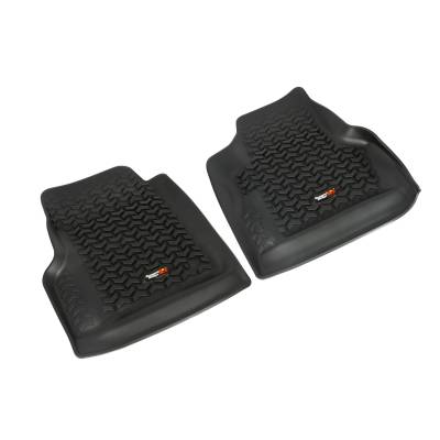 Rugged Ridge - Rugged Ridge 12920.11 Floor Liners Front Pair Black for WRANGLER TJ