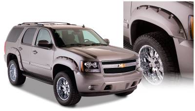 Bushwacker - Bushwacker Pocket Style Front/Rear Fender Flares-Black, Tahoe; 40937-02