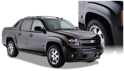Bushwacker - Bushwacker OE Style Front/Rear Fender Flares-Black, Avalanche; 40933-02