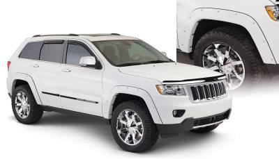 Bushwacker - Bushwacker Pocket Style Front/Rear Fender Flares-Black, for Jeep WK2; 10927-02