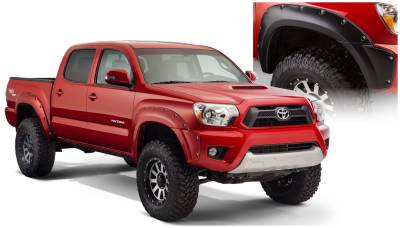 Bushwacker - Bushwacker Pocket Style Front/Rear Fender Flares-Black, for Tacoma; 31927-02