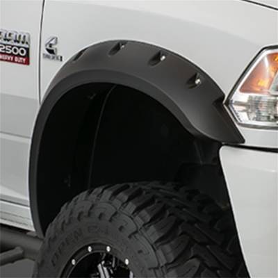 Bushwacker - Bushwacker Max Pocket Style Front Fender Flares-Black Silverado 40091-02