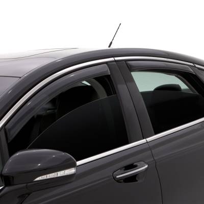 Auto Ventshade AVS - AVS 194230 VENTSHADE IN-CHANNEL VENTVISOR 4PC; SMOKE Rain Guard Window Deflector
