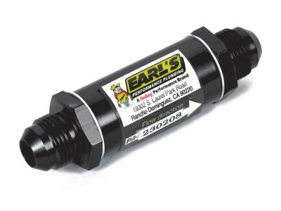 Earl's Performance - Earls Plumbing AT230306ERL Aluminum In-Line Oil Filter