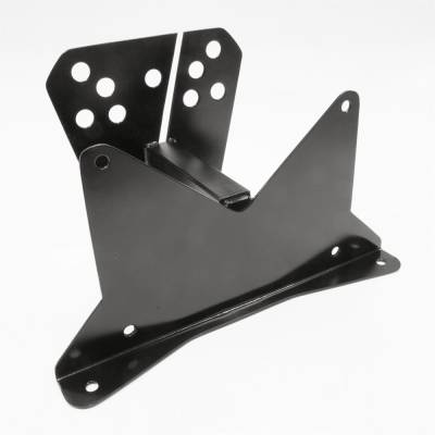 Smittybilt - Smittybilt Spare Tire License Plate Relocation Bracket-Black; 4434