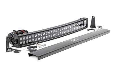 Rough Country Suspension Systems - Rough Country Black Series 30" Dual Row LED Light Bar, EACH; 72930BL