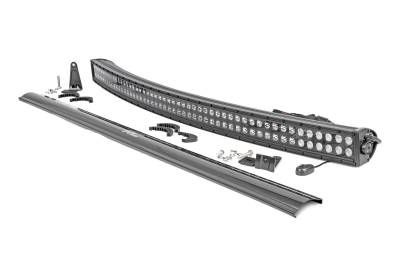 Rough Country Suspension Systems - Rough Country Black Series 50" Dual Row LED Light Bar, EACH; 72950BL