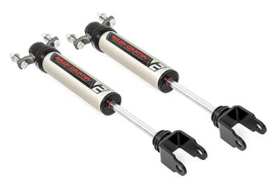 Rough Country Suspension Systems - Rough Country V2 Front Shocks 3.5"-4.5" Lift, Silverado/Sierra HD; 760780_A
