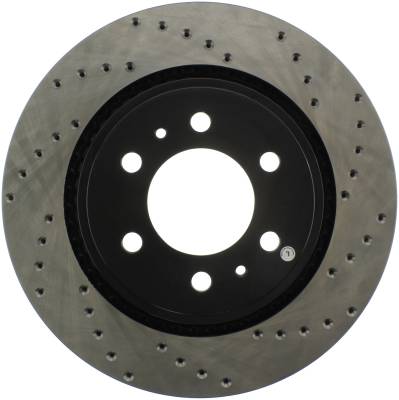 StopTech - StopTech 128.65119L Sport Cross-Drilled Disc Brake Rotor