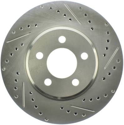 StopTech - StopTech 227.63059L Select Sport Cross-Drilled & Slotted Disc Brake Rotor