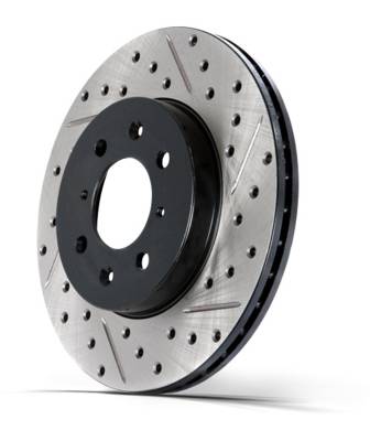 StopTech - StopTech 227.42088L Select Sport Cross-Drilled & Slotted Disc Brake Rotor