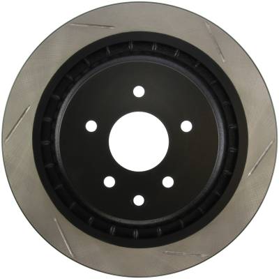 StopTech - StopTech 126.42101SL Sport Slotted Disc Brake Rotor for 350Z 370Z G37 Q60 Z