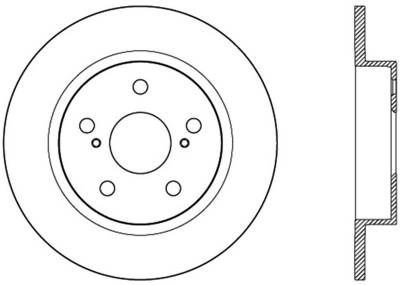 StopTech - StopTech 126.44179SR Sport Slotted Disc Brake Rotor for 11-16 TC