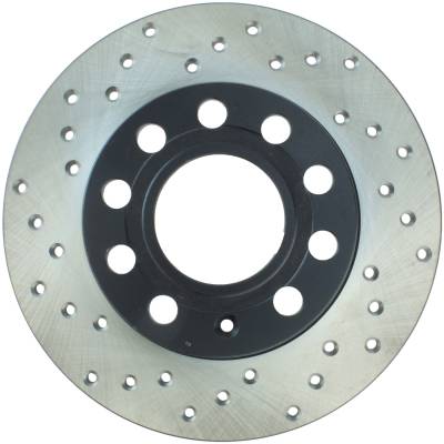 StopTech - StopTech 128.33106R Sport Cross-Drilled Disc Brake Rotor for A4 A4 Quattro