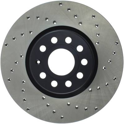 StopTech - StopTech 128.33098L Sport Cross-Drilled Disc Brake Rotor