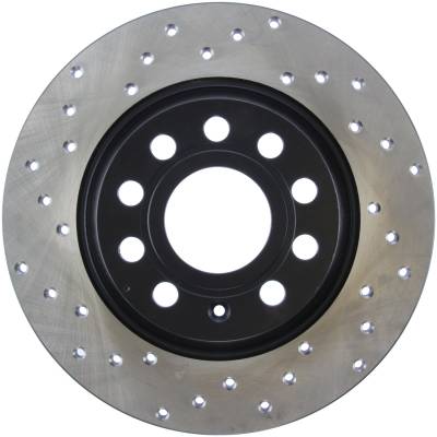 StopTech - StopTech 128.33129R Sport Cross-Drilled Disc Brake Rotor