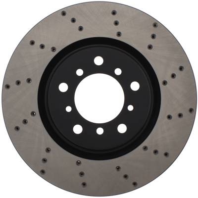 StopTech - StopTech 128.34058L Sport Cross-Drilled Disc Brake Rotor for 01-06 M3