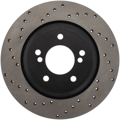 StopTech - StopTech 128.34054R Sport Cross-Drilled Disc Brake Rotor for 00-06 M3 M5