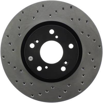 StopTech - StopTech 128.40057R Sport Cross-Drilled Disc Brake Rotor