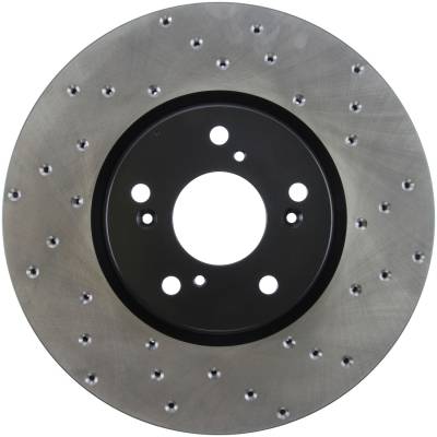 StopTech - StopTech 128.40062L Sport Cross-Drilled Disc Brake Rotor for 04-08 TL
