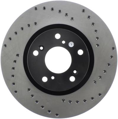 StopTech - StopTech 128.40057L Sport Cross-Drilled Disc Brake Rotor