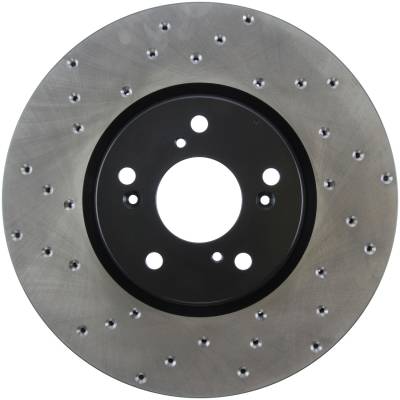 StopTech - StopTech 128.40062R Sport Cross-Drilled Disc Brake Rotor for 04-08 TL