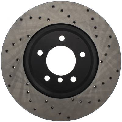 StopTech - StopTech 128.34093L Sport Cross-Drilled Disc Brake Rotor