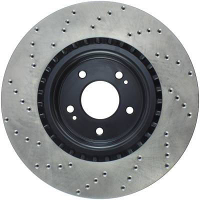 StopTech - StopTech 128.51036L Sport Cross-Drilled Disc Brake Rotor for Genesis Coupe