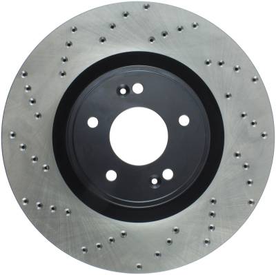 StopTech - StopTech 128.51036R Sport Cross-Drilled Disc Brake Rotor for Genesis Coupe