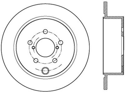 StopTech - StopTech 126.47033SL Sport Slotted Disc Brake Rotor