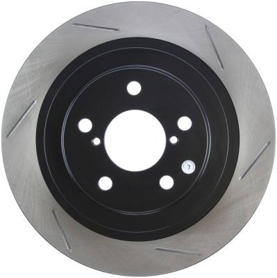 StopTech - StopTech 126.47025SL Sport Slotted Disc Brake Rotor for 05-09 Impreza Legacy