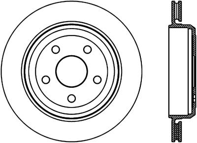 StopTech - StopTech 126.58007SR Sport Slotted Disc Brake Rotor