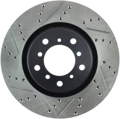 StopTech - StopTech 127.34059R Sport Cross-Drilled & Slotted Disc Brake Rotor for M3