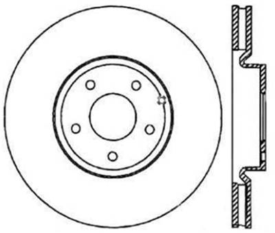 StopTech - StopTech 127.42079L Sport Cross-Drilled & Slotted Disc Brake Rotor