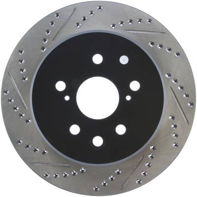 StopTech - StopTech 127.44189R Sport Cross-Drilled & Slotted Disc Brake Rotor