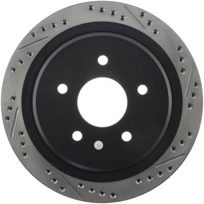 StopTech - StopTech 127.62061L Sport Cross-Drilled & Slotted Disc Brake Rotor