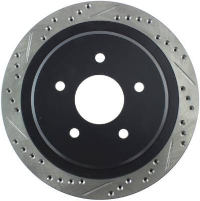StopTech - StopTech 127.62062R Sport Cross-Drilled & Slotted Disc Brake Rotor