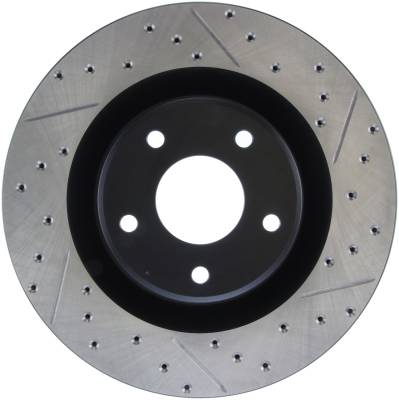 StopTech - StopTech 127.62085L Sport Cross-Drilled & Slotted Disc Brake Rotor