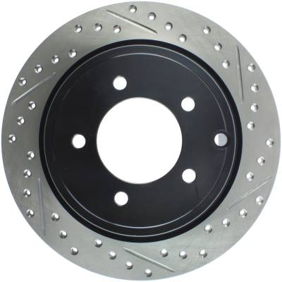 StopTech - StopTech 127.63069L Sport Cross-Drilled & Slotted Disc Brake Rotor