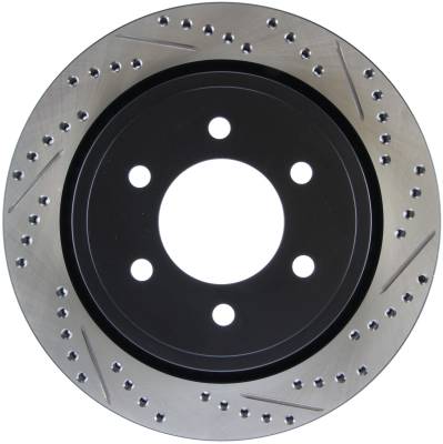 StopTech - StopTech 127.65135L Sport Cross-Drilled & Slotted Disc Brake Rotor for F150