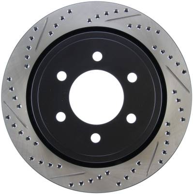 StopTech - StopTech 127.65135R Sport Cross-Drilled & Slotted Disc Brake Rotor for F150