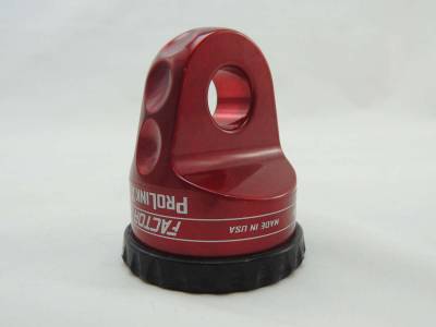 Factor 55 - Factor-55 00110-01 Prolink XTV Loaded Winch Shackle Mount Red w/Titanium Pin